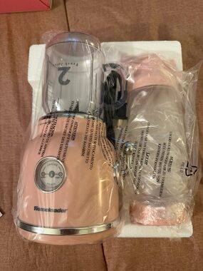 HomeLeader Pink Personal Blender with Travel Cup